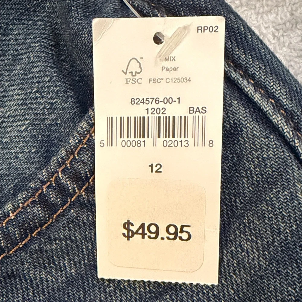 NWT GAP Kids 90s Original Straight Leg Medium Wash Denim Jeans Classic